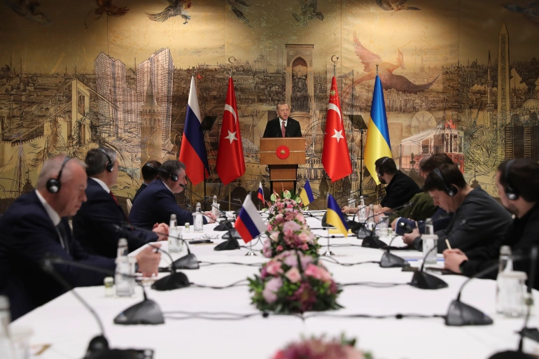 Read more about the article Turkish Leader Hosts Ukraine-Russia Talks, Says It Must Yield Results