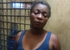 A Picture Of Woman Who Set Her Daughter Ablaze