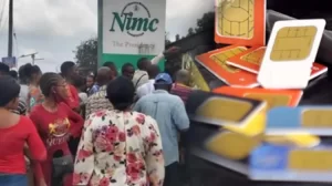 Read more about the article Sim Card Blockage: Subscribers Besieged Ogun NIMC Offices
