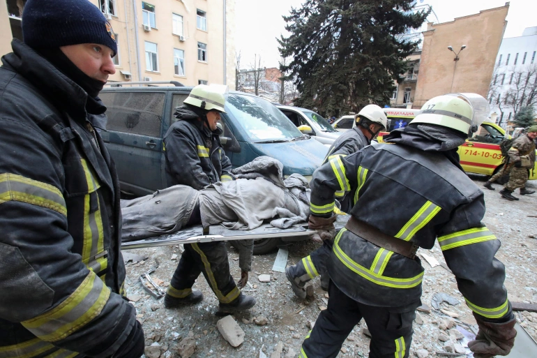 Read more about the article Death Toll Rises in Bomb Attack on Ukraine School, Amidst Fighting