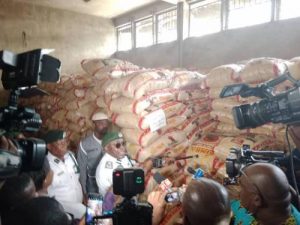 Customs Intercepted 1000 Bags of Poisonous Rice in Ogun