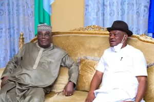 Read more about the article Nyesom Wike Finally Meets Atiku in Abuja