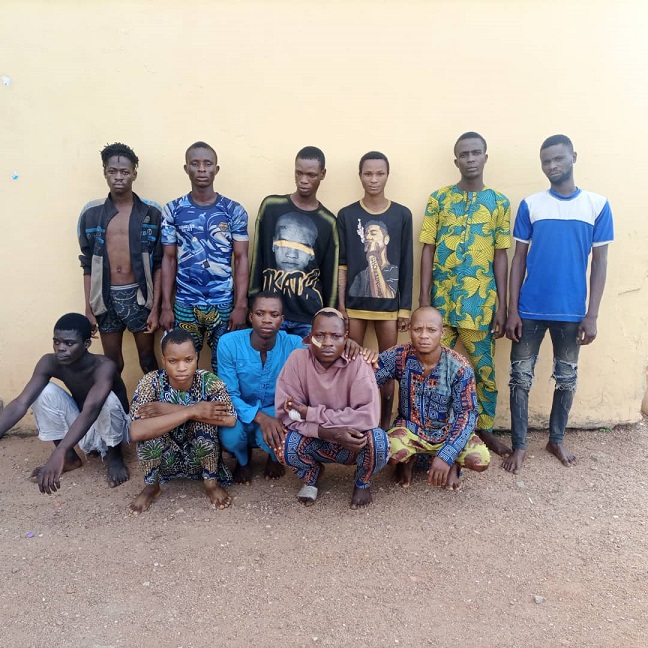 You are currently viewing Eleven Suspected Cultists Nabbed In Ogun