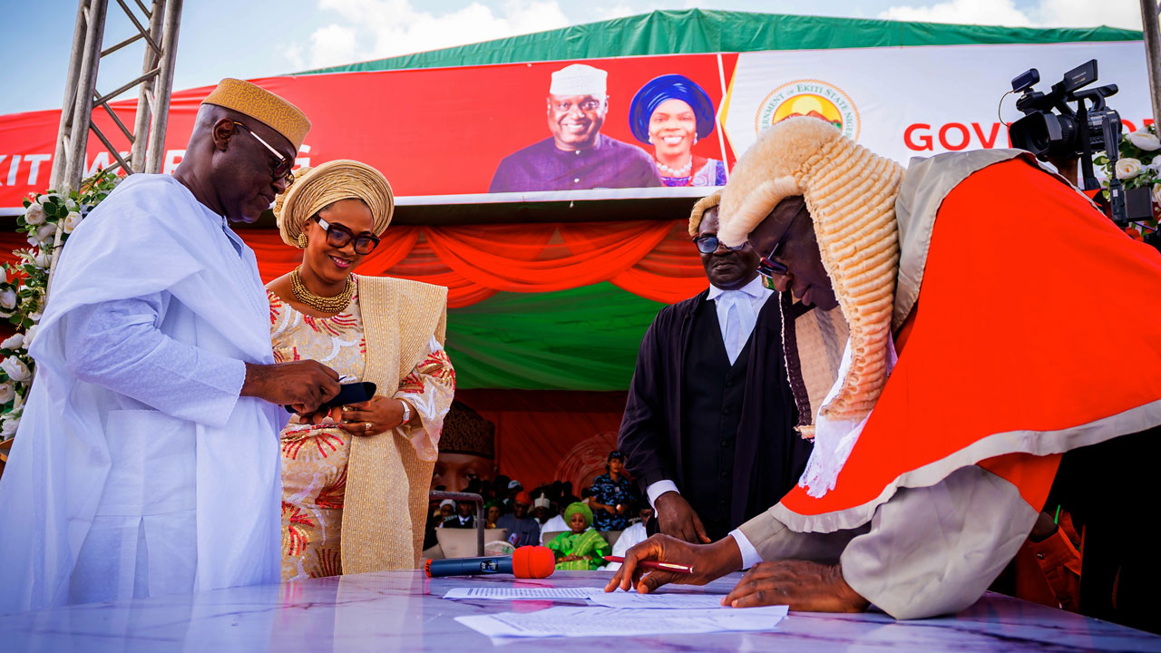 You are currently viewing Oyebamiji Assumes Office As Ekiti Governor