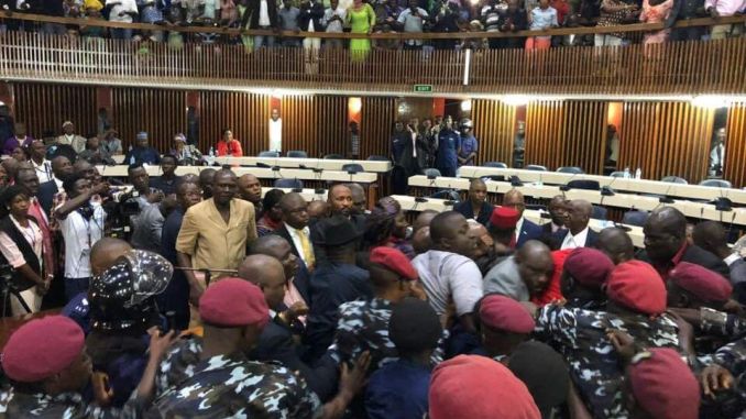 Read more about the article Sierra Leone Lawmakers Brawl Over Electoral System