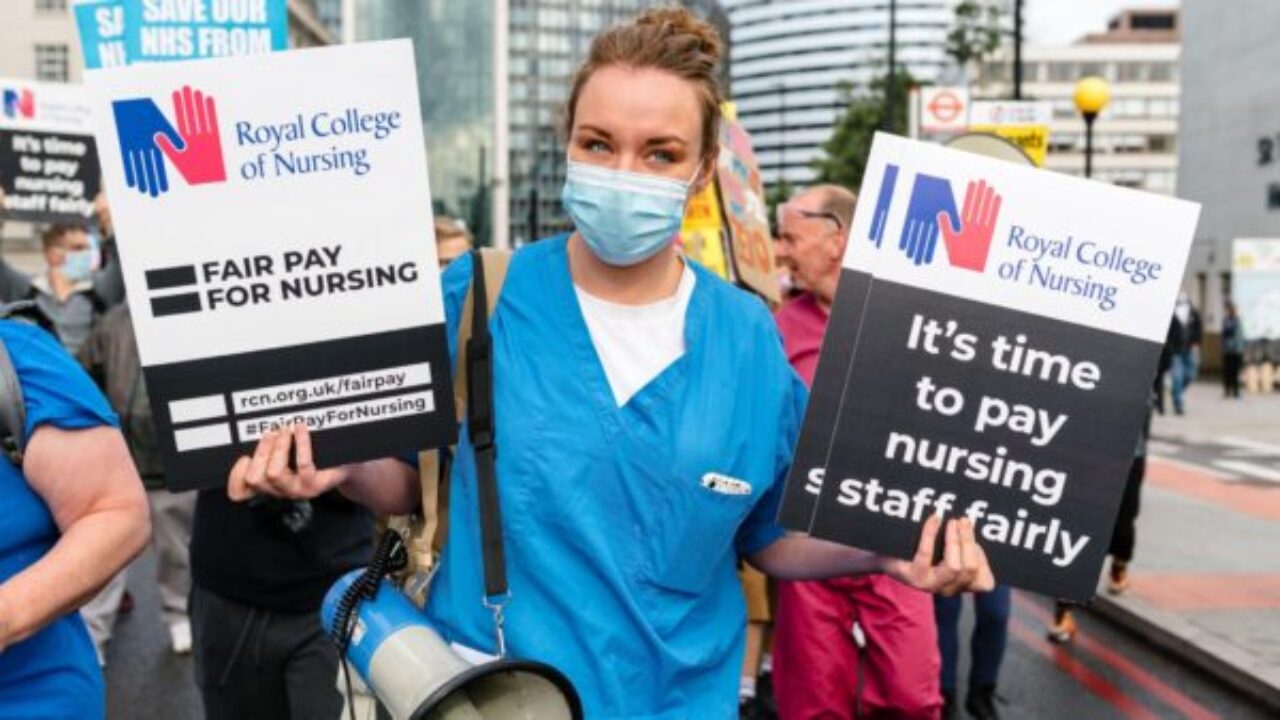 Nurses In UK Are On Historic Strike To Demand Pay Rise