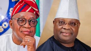 Read more about the article Tribunal Sacks Adeleke, Declares Oyetola Winner Of July 18, Governorship Poll