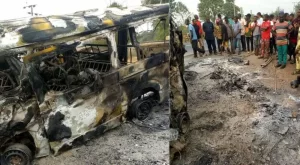 Eight Students Heading Home For 2023 Poll Holiday Burnt To Death In Bus Crash