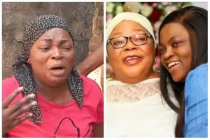 Tears As Funke Akindele Reportedly Loses Mother