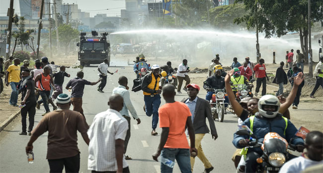Also, Police Shot At Protesters In Kenya