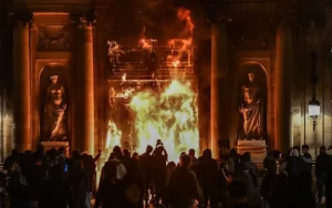 Bordeaux Hall Set On Fire In France, Amidst Protest Against France