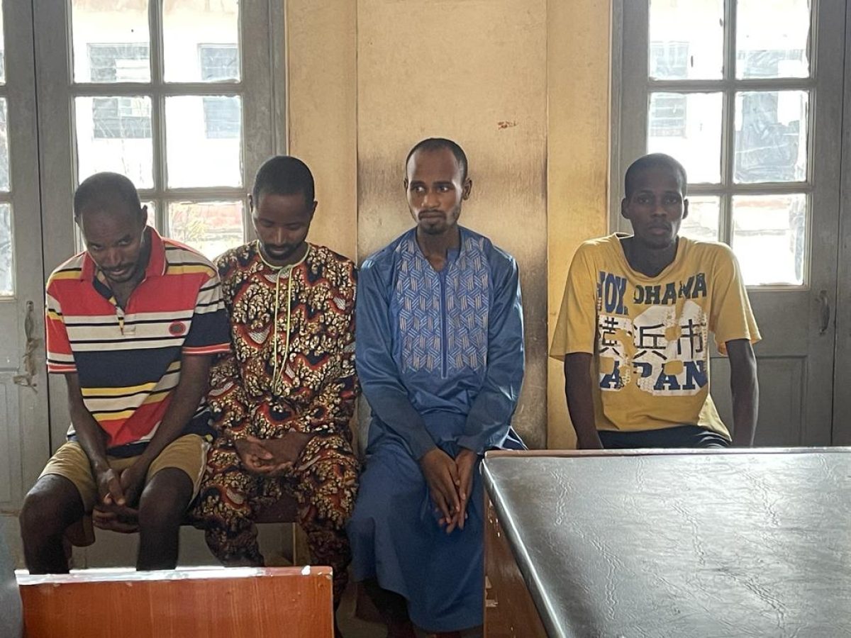 The suspects arraigned by the Department of State Service (DSS)