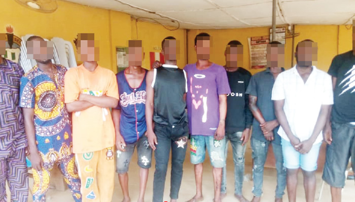 Security Operatives Picks Up 17 Suspects At Various Drug Joints In Abeokuta