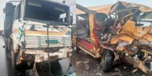 Fourteen Passengers Including 4 Month Old Baby, Die In Fatal Crash On Lagos-Badagry Road