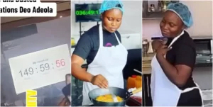 Jubilation As Ondo Chef Breaks Hilda Baci’s Record, Cooks For 150 Hours