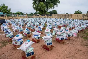 Ogun Takes Delivery of Palliative Rice, Rebagging It for Distribution