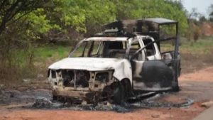 Gunmen Set Eight Soldiers, Security Operatives and Their Vehicles Ablaze In Imo