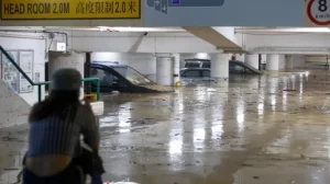 Hong Kong and Chinese Cities Battle Flooding From Record Rains