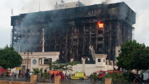 38 Injured In Fire at Egypt Police Complex