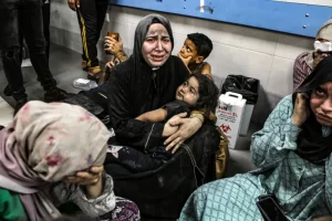 Hundreds of Patients Stuck at Gaza Hospitals as Israeli Strike Continues