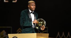 Osimhen Wins 2023 African Footballer of the Year at CAF Awards