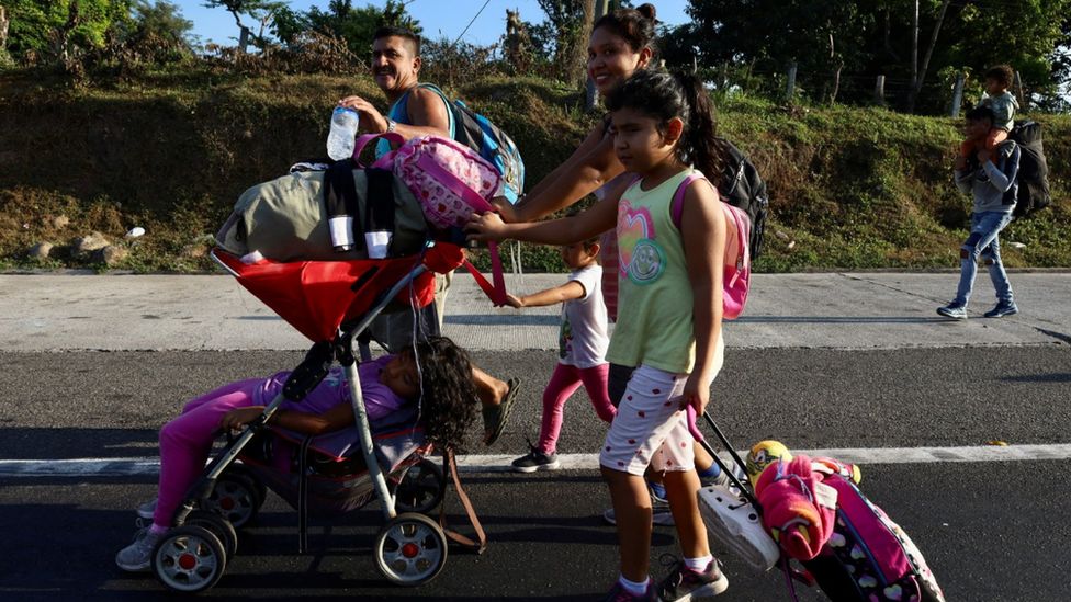 Thousands Join Huge Migrant Caravan in Mexico, Heading to the US