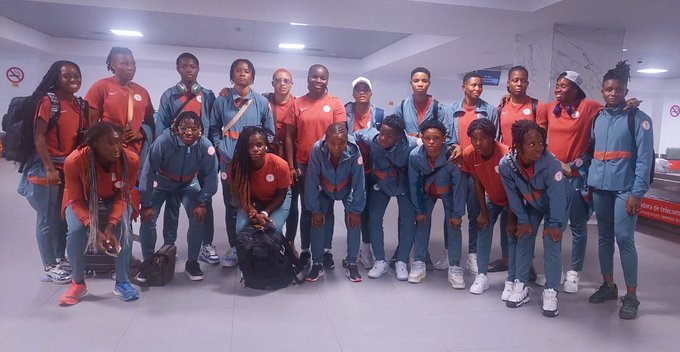 Nigerian Delegations Arrive in Praia for the Second Leg of Women's AFCON Qualifier